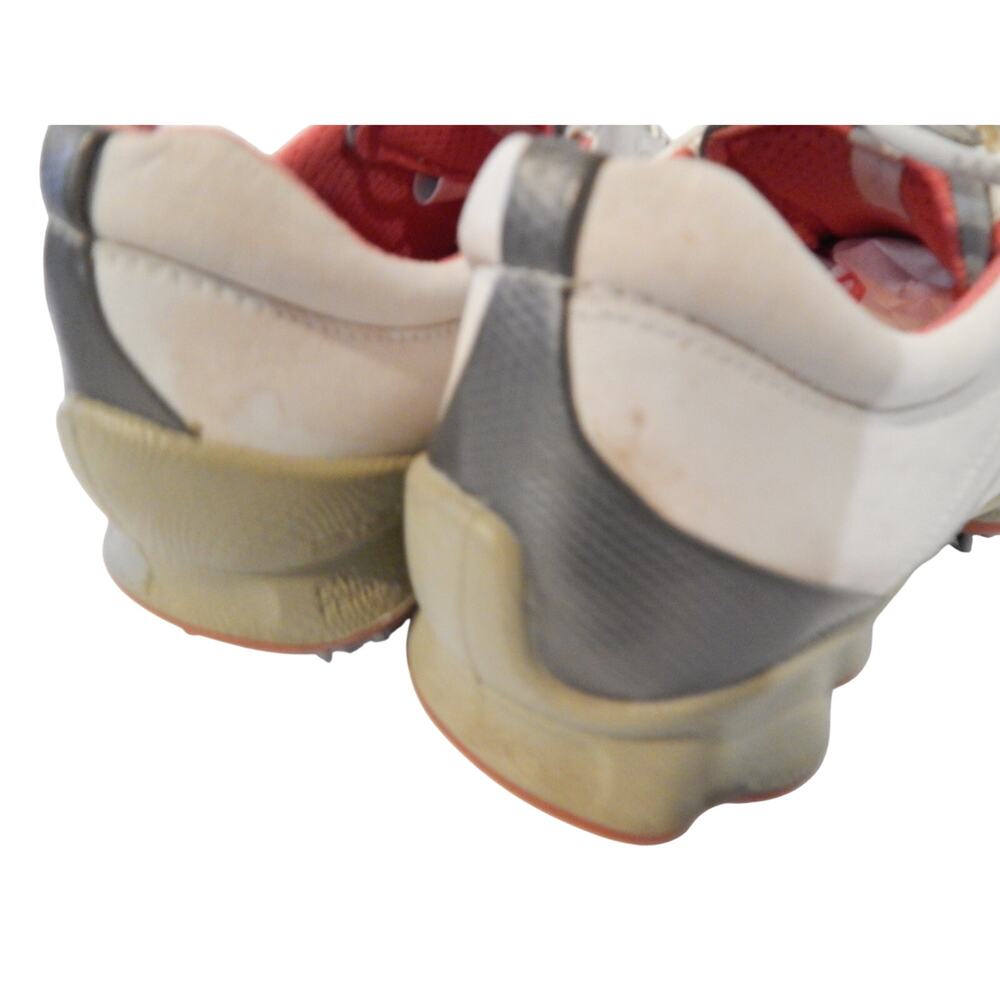 Ecco Cream Women Biom Yak Natural Motion Leather Golf Shoes Size 9 - 9.5 EU 40 - Picture 5 of 11